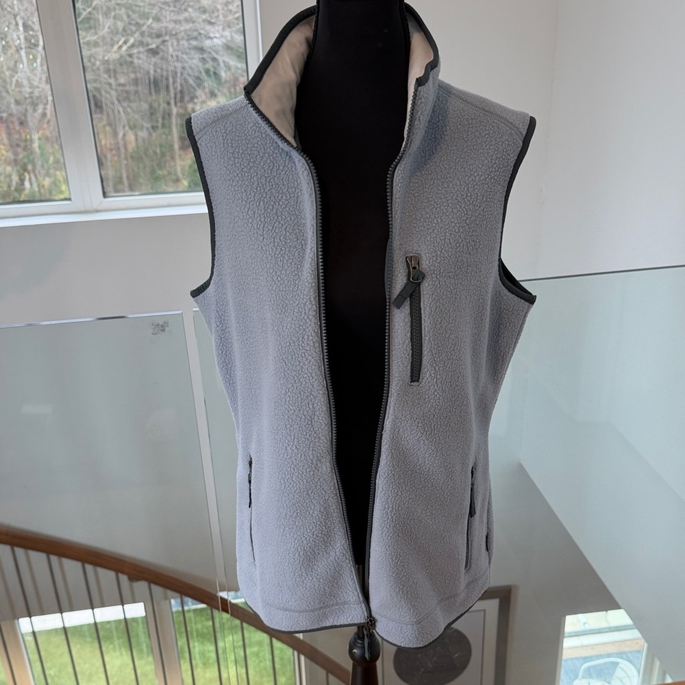 Eddie Bauer Light Blue Fleece Vest